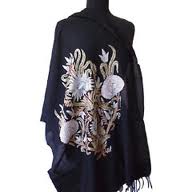 Manufacturers Exporters and Wholesale Suppliers of Embroidered Shawls New Delhi Delhi